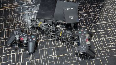 PS2 & PS1 (Sony PlayStation 2 & 1): Playstation 2 əla vəziyətdə disk yeri ləğv edilib praşifkalıdı yaddaşı — 4