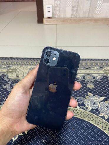 компьютер ядер: IPhone 12, Б/у, 64 ГБ, Pacific Blue, Чехол, 82 %