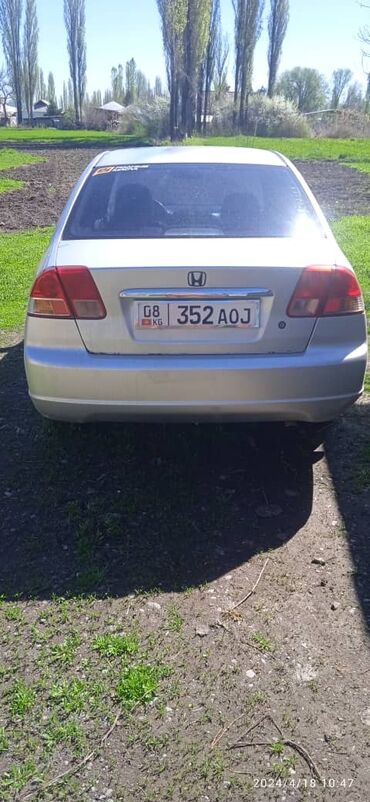 хонда рафага: Honda Civic: 2001 г., 1.7 л, Автомат, Бензин, Седан