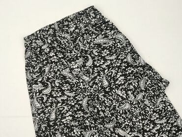 stradivarius spodnie z wysokim stanem czarne: Material trousers for women, size S (EU 36)