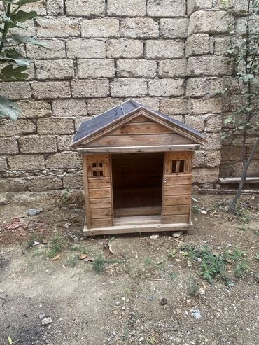 it yuvasi satilir: Taxta it evi - Material: tamamilə ağacdan hazırlanmış, taxta
