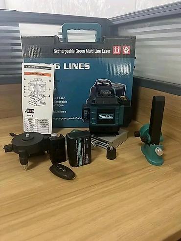 multi tool: Makita yaşıl şüalı çoxxətli lazer nivo seti Xüsusiyyətlər: - Yaşıl — 2