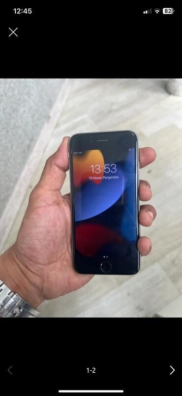 Infinix: IPhone 6s, 64 GB, Qara, Barmaq izi