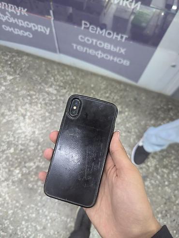 IPhone X, Б/у, 64 ГБ, Черный, 100 %