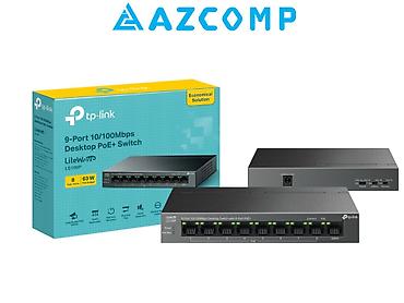 svic: TP-Link 9-port PoE+ Switch LS109P Salam ✅️Parametrləri: -63 W PoE — 1