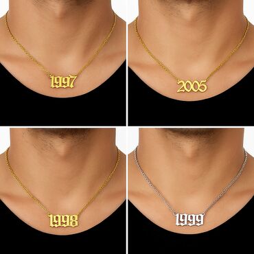 Цепочки: Мужская цепочка Ц с подвеской года ✨ Стильная и лаконичная цепочка с — 1