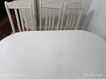 Чехлы для мягкой мебели: Срочно!Срочно стол,6 штук стульчиктери менен сатылат б/у чехолдору — 11