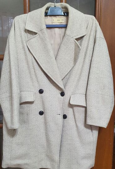 Sviterlər: Palto, Mango, 5XL (EU 50), rəng - Bej