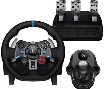 Video oyunlar üçün aksesuarlar: Logitech G29 Driving Force Racing Wheel and Pedals, Force Feedback