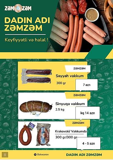 qoc ət lokbatan: ZƏMZƏM – Keyfiyyətli və halal ət məhsulları — 4