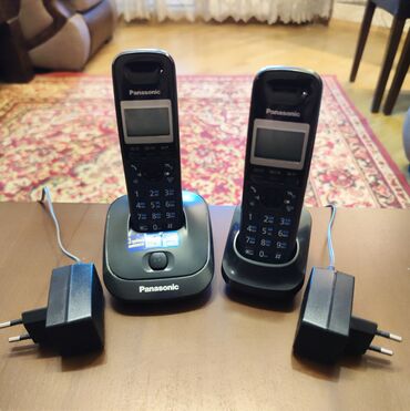 ikinci el telfonlar: Stasionar telefon Panasonic, Simsiz, İşlənmiş
