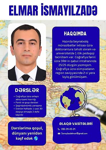 kreditlə təmir işləri: Repetitor, Coğrafiya, Azərbaycan dili, Abituriyent hazırlığı — 1