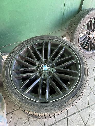 tir: 4шт диски 5/120 235/45 r18 диски вареные, состояние среднее! цена — 2
