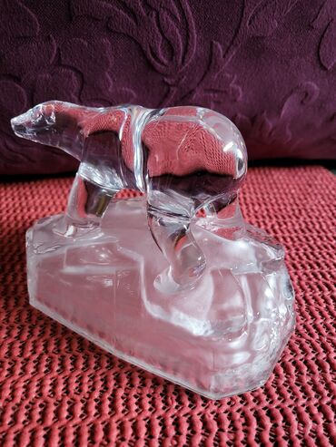 Ostali kućni dekor: Figura kristal,led kristal d'Argues Francuska,rucni rad iz 70,80ih — 12