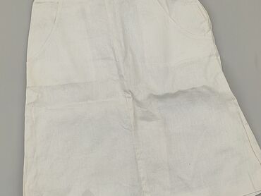 spódnice trapezowe biała: Spódnica, S, stan - Zadowalający