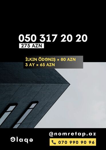 resmi is yeri olmadan telefon krediti: Nömrə: ( 050 ) ( 3172020 ), Yeni