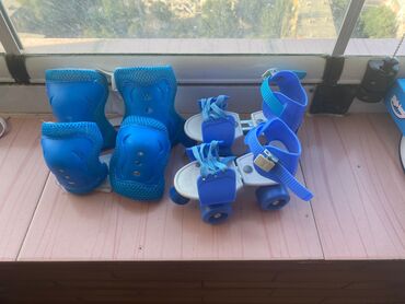Maskalar, eynəklər: Paten,dizlik,kolluk set halinde