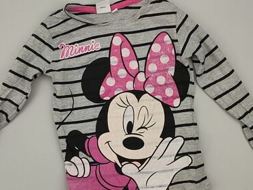 Bluzki: Bluzka, Disney, 5-6 lat, 110-116 cm, stan - Dobry