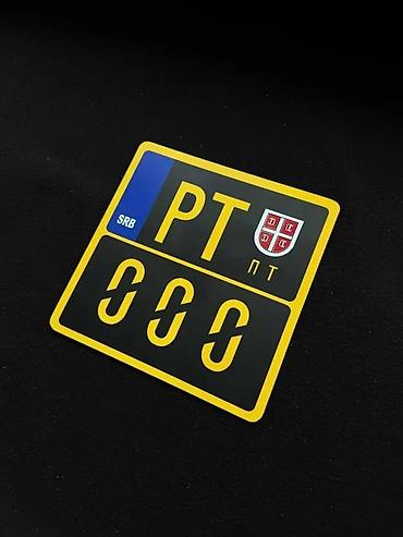 Tuning oprema: TABLICE - Reklamne tablice po želji - Auto tablice - 2197 📌 Opis: NE — 10