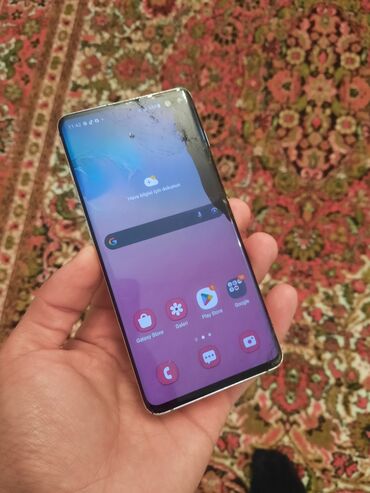 s10 tb: Samsung Galaxy S10 Plus, 128 GB, rəng - Ağ, Barmaq izi