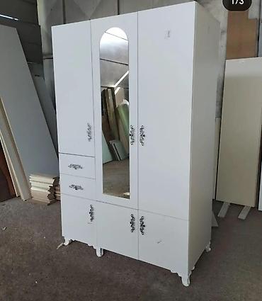 skaf ucuz: 3 qapılı paltar dolabı - Material: laminat - Ölçü: 2 m × 45 sm × 1.20 — 6