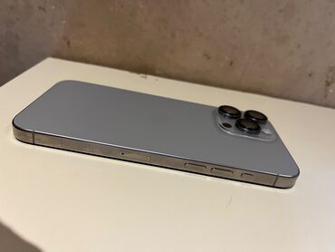 Apple iPhone: IPhone 15 Pro Max, 256 GB, Natural Titanium, Barmaq izi, Face ID, Simsiz şarj