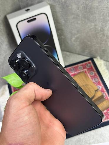 apple studio: IPhone 14 Pro, Б/у, 128 ГБ, Зарядное устройство, Кабель, Коробка, 100 % — 4