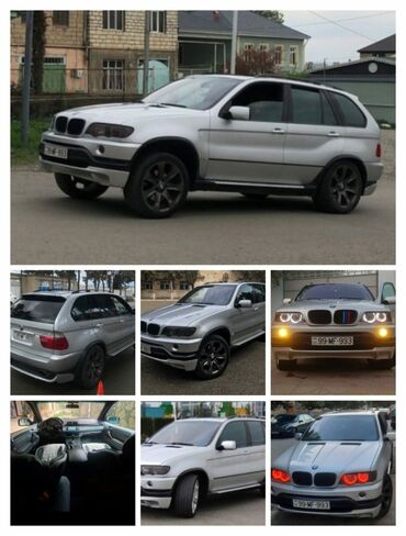 platya modelleri: BMW X5 model avtomobil satılır. İli 2003. Ban növü Offroader/SUV