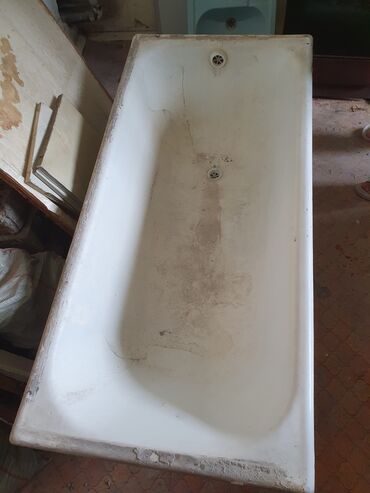 реставрация чугунной ванны мозаикой: Ванна Прямоугольная, Чугун, Б/у