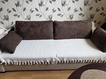 Divanlar: Divan-kravat, İşlənmiş, Açılan, Bazalı, Parça, Çatdırılma yoxdur — 1