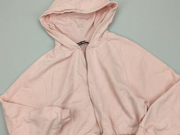 różowe bluzki z falbankami: Damska Bluza z kapturem, M, stan - Bardzo dobry