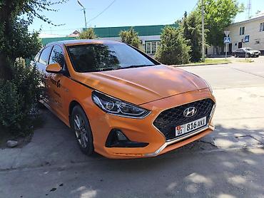 Аренда транспорта: Сдаю Hyundai Sonata под такси, На месяц, | Залог — 3