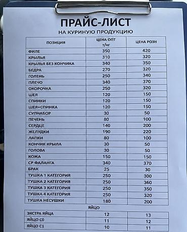 овощи и фрукты: 🐔 ОПТОВЫЕ ПОСТАВКИ КУРИНОЙ ПРОДУКЦИИ Доставка по городу токмок!!!! — 2