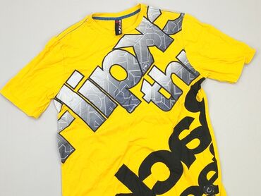 koszulka żółta: Koszulka, 14 lat, 158-164 cm, stan - Bardzo dobry