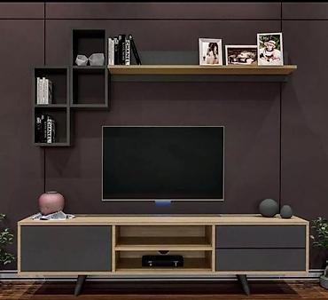mebeller qiymetleri: Yeni, Düz TV altlığı, Polkalı, Laminat, Azərbaycan — 8