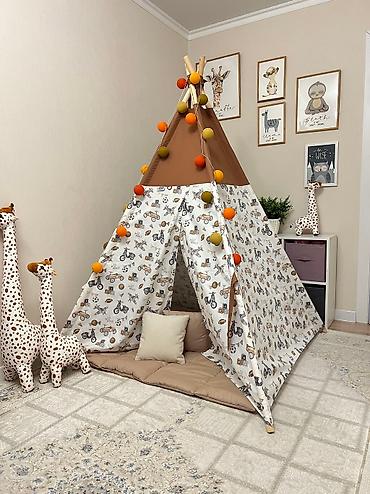 Палатки и домики: Вигвамы ⛺️ от производителя! Оптом и в розницу. Толстые деревянные — 3