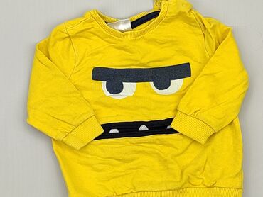 żółta koszulka chłopięca: Bluza, So cute, 6-9 m, stan - Dobry