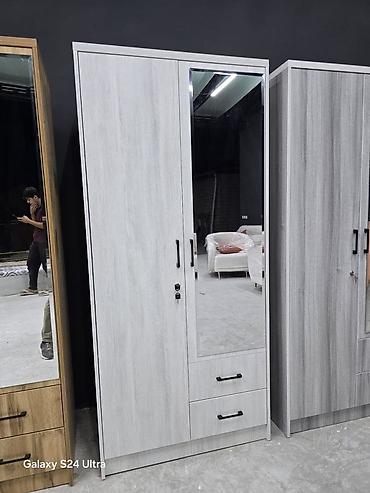 parca skaflar: Yeni, 2 qapılı, Güzgülü, Taxta, Açılan, Düz dolab — 2