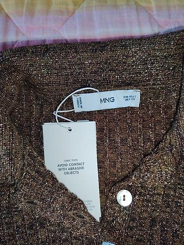 prada duks: MNG ženska rebrasta pletena majica/dugi džemper - Model: polo kragna — 3