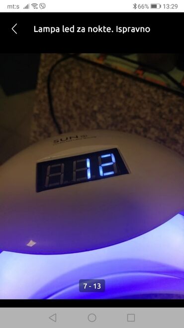 UV i LED lampe za nokte: Lampa profi za Manikir za nokte dobra ispravna. Na diode
 Mirjevo — 12