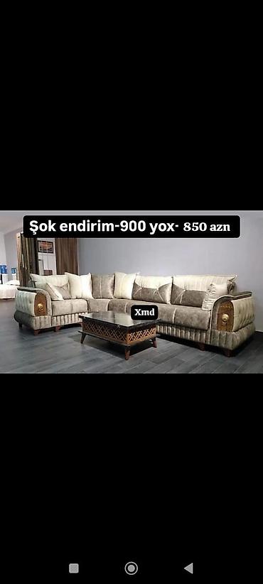 son zeng dekoru: Künc divan dəsti – klassik və zərif dizayn - Künc formasında geniş — 1