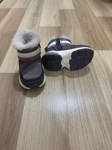xəzli botinkalar: Rəng - Boz Çəkmələr, Ölçü: 20, Uniseks — 4