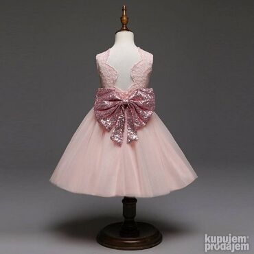 Haljine: Svecana haljina haljine za bebe decu decijaHALJINA + velika mašna — 12