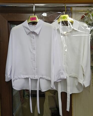 Рубашки и блузы: 2XL (EU 44), 3XL (EU 46), 4XL (EU 48), цвет - Белый