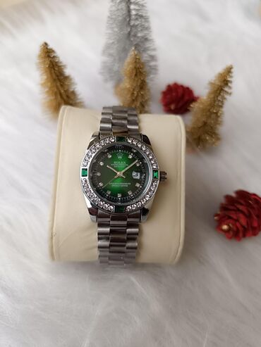 хочу купить часы: Новый, Наручные часы, Rolex, цвет - Зеленый