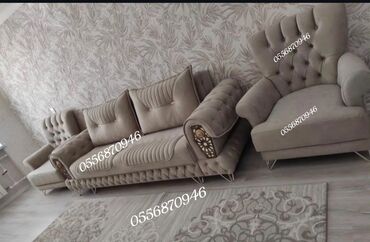 Sifarişlə divanlar: Divan, Qonaq otağı üçün, Parça, Bazalı, Açılan — 11