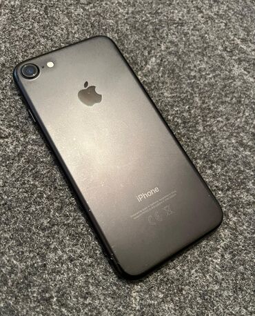 Apple iPhone: IPhone 7, Б/у, 32 ГБ, Черный, 100 %