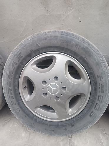 Колеса в сборе 235 / 65 / R 16, Всесезонная, Б/у, Комплект, Легкий коммерческий транспорт (C/LT), Литые, отверстий - 5