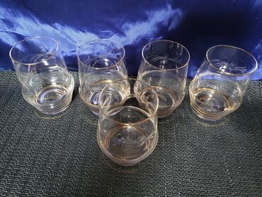 Čaše: Case krislal,gravura Cehoslovacka za vino 1950g.+. Case za vino rucna — 5