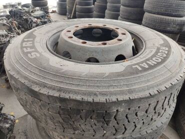 шины для бус: Дөңгөлөктөр монтажда 295 / 80 / R 22,5, Колдонулган, Темир